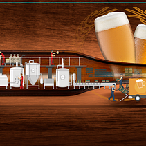 Propuesta infográfica ¿Cómo se hace la cerveza?. Un progetto di Design editoriale, Graphic design e Marketing di Julio Leonel Valle Lucero - 27.02.2024