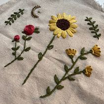 Embroidery - Early work. Un projet de Artisanat de Robyn - 13.03.2024