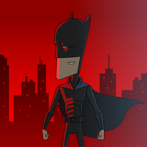 The Batman '22. Traditional illustration, and Animation project by Maikel González - 03.22.2024