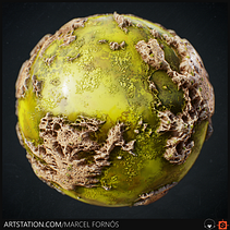 Mi proyecto del curso: Introducción a la creación de texturas con Substance Designer. Een project van 3D,  3D-modellering y Videogames van Marcel Fornós Lao - 25.03.2024