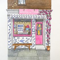 Mój projekt z kursu: Akwarelowa ilustracja miejska: stwórz portret swojego miasta. Projekt z dziedziny  Malarstwo,  R, sunek, Malowanie akwarelą,  R i sunek architektoniczn użytkownika Magdalena Karwat - 17.04.2024