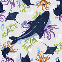 Meu projeto do curso: Design de estampa para superfície têxtil com Photoshop. Un proyecto de Ilustración tradicional, Diseño de vestuario, Pattern Design, Diseño de moda e Ilustración digital de Frank Bowmen - 06.05.2024