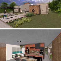 Mi proyecto del curso: Posproducción creativa de renders arquitectónicos con Photoshop. Architecture, Digital Illustration, Digital Architecture, Architectural Illustration, and ArchVIZ project by Mehsen Abrache - 05.17.2024