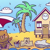 Mon projet du cours : Univers kawaii : créez des illustrations pleines de joie. Un progetto di Character design e Illustrazione digitale di July CB - 18.05.2024