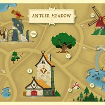 Antler Meadow. Traditional illustration, Digital Illustration, and Editorial Illustration project by Jurgen Bakker - 05.22.2024