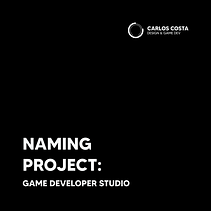 Meu projeto do curso: Game Developer Studio Naming. Un proyecto de Publicidad, Br, ing e Identidad, Consultoría creativa, Gestión del diseño y Naming de Carlos Costa - 26.05.2024