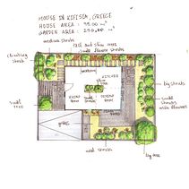 My project for course: 1)House in Kifisia, Greece 2)Small Garden in Peristeri City, Greece. Design de interiores, Paisagismo, Ilustração arquitetônica, e Design de espaços projeto de Danai PAPADOPOULOU - 03.06.2024