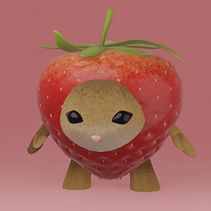 My project for course: Kawaii Character Creation in 3D with Blender . % Luz Ladrón de Guevara tarafından hazırlanan Geleneksel illüstras, on, Karakter Tasarımı, Dijital İllüstras, on, 3D Modelleme, Ve Manga projesi - 06.06.2024