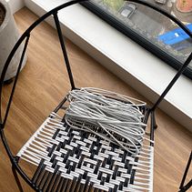 Mi proyecto del curso: Introducción al tejido en cordón de PVC. Arts, Crafts, Furniture Design, Making, Interior Design, Decoration, Fiber Arts, Upc, cling, Weaving, and Textile Design project by Juan Manuel Camacho González - 07.12.2024