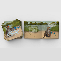 The Crab And The Cormorant by Julie Siegrist - Children's Book. Een project van Kinderillustratie, Digitale illustratie y Prentenboeken van Julie Siegrist - 16.07.2024