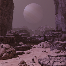 Hombre en el espacio . 3D, Ilustrasi Digital, Dan desain 3D proyek oleh Juan Manuel Urrego Vargas - 08.03.2024