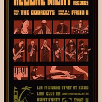 Reggae night. Un proyecto de Diseño, Diseño gráfico, Tipografía, Lettering, Ilustración vectorial, Creatividad, Diseño de carteles y Diseño digital de Chiara Rinaldi - 07.08.2024