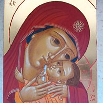 Icon painting Ein Projekt aus dem Bereich Malerei von Malgorzata Bieniek - 01.09.2024