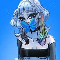 BlueSky. Ilustração digital projeto de Clara Cruz - 04.09.2024