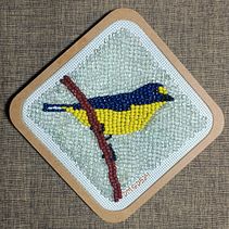 Gaturamo em miçangas . Un proyecto de Bordado y Diseño textil de Denise M G Dias - 07.09.2024