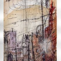 Mein Abschlussprojekt für den Kurs: Expressive Aquarellmalerei: Erstelle ansprechende Illustrationen. Projekt z dziedziny  Sztuki piękne,  Malarstwo i Malowanie akwarelą użytkownika Andrea Acker - 10.09.2024