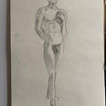 My project for course: Fundamentals of Figure Drawing with Charcoal. Figure Drawing, and Realistic Drawing project by Gregory Cooper - 10.10.2024