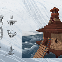 Mi proyecto del curso: Diseño de concept art y worldbuilding . Seni Konsep, Gambar Digital, Ilustrasi Digital, Dan Lukisan Digital proyek oleh Pe - 10.24.2024