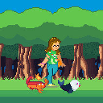 Mi proyecto del curso: Introducción al diseño de personajes en pixel art. Een project van Ontwerp van personages, Videogames, Pixel art y Videogame-ontwerp van Danilo Guzmán - 28.10.2024