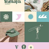 Yemaya - Grls Surfing Collective. Design, Br, ing & Identit project by Nazly Ortiz - 05.20.2023