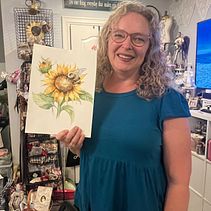 Watercolor study. Botanical Illustration project by Sharon Fullerton - 12.29.2024