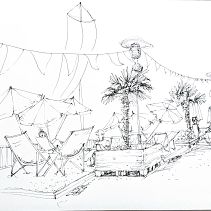 Works from my comfort zone . Drawing, Sketchbook, Sketching, Architecture, Ink Illustration, and Architectural Illustration project by Anita Yo - 12.29.2024