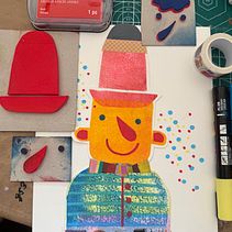 Stamp play. Een project van Printen, Traditionele illustratie, Craft,  Beeldende kunst, Creativiteit met kinderen y Kinderillustratie van Vanessa Brantley-Newton - 23.01.2025