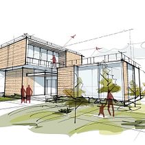 Arch. Sketch Ein Projekt aus dem Bereich Architektonische Illustration, Architektur, ArchVIZ, Digitale Architektur, Innendesign und Raumgestaltung von Daria Sierova - 06.02.2025