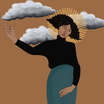 Reaching. Digital Illustration project by Eunice Pereyra - 03.03.2025