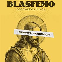 BLASFEMO | Sandwiches & sins. Un progetto di Creazione di Contenuti con IA, Progettazione con IA, Design, Graphic design, Br, ing, Br, identit, Creatività, Social media e Design digitale di Pau Gironès Baladia - 19.03.2025