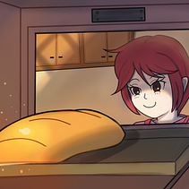 Aprendizaje con mi panadera . % Marcelo Daniel Velásquez Aldayuz tarafından hazırlanan Karakter Tasarımı, Çizgi roman, Dijital İllüstras, on, Geleneksel illüstras, on, Ve Manga projesi - 04.07.2025