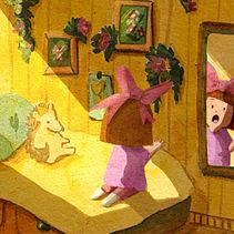 Licht und Schatten - Gouache + Procreate Ein Projekt aus dem Bereich Traditionelle Illustration, Digitale Illustration, Gouachemalerei und Kinderillustration von Bia Watanabe - 19.04.2025