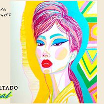 Blaue Musa - ILLUSTRATION Ein Projekt aus dem Bereich Traditionelle Illustration, Zeichnung, Bildende Künste und Mode-Illustration von LAURA - 21.04.2025