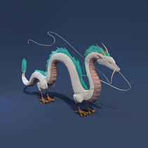 Haku. Un projet de 3D, Modélisation 3D , et Conception 3D de Cristina Pelayo Álvarez - 24.04.2025