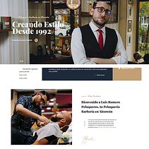 Luis Romero Peluqueros. Web Design, Growth Marketing, Digital Marketing, and SEO project by Adrián Rubio - 05.19.2025