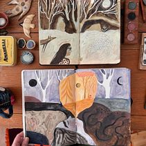 Sketchbook exploration . Ilustração tradicional, Desenho, e Artes plásticas projeto de Tijana Lukovic - 28.05.2025