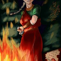 Mi proyecto final para "ilustracion digital de personajes manga". Un progetto di Character design, Fumetto, Illustrazione digitale, Illustrazione tradizionale e Manga di Isai Luna - 22.06.2025