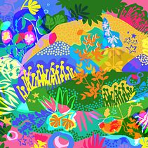 Mystic Bloom. Un progetto di Graphic design, Illustrazione tradizionale, Pattern design e Illustrazione vettoriale di Mehakpreet Kaur - 29.08.2025