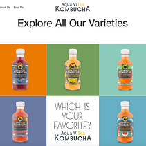 Aqua ViTea Brand Redevelopment. Un projet de Illustration traditionnelle, Br, ing et identité, Créativité, Illustration à l'encre , et Création de logos de Jill Kiedaisch - 04.09.2025