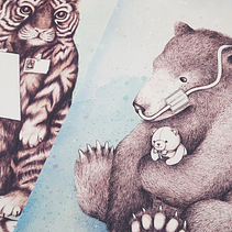 Get Well Soon. Un progetto di Illustrazione tradizionale, Disegno e Illustrazione infantile di Jetty Sporken - 08.09.2025