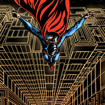 " SALVADOR.- (Famoso heroe camuflado lo suficiente para evitar problemas de copyright)" . Een project van Traditionele illustratie y Digitale illustratie van Alejandro Alvarez - 30.09.2025