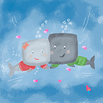 Amor Incondicional . Ilustrasi Digital, Kreativitas & Ilustrasi Anak-Anak proyek oleh hilmary rondon - 10.16.2025