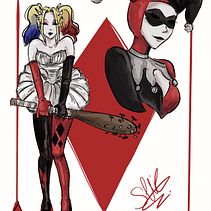 Harley Quinn  Ein Projekt aus dem Bereich Digitale Illustration und Design von Sheila Jaime Moya - 21.10.2025