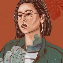 Auto-Portrait d'une âme libre. Projekt z dziedziny Grafika wektorowa, Ilustracja c i frowa użytkownika aliciagraphicdesign - 25.10.2025