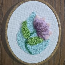 Flor. . Broderie, Ac de perforare și Design textil de Amilcar Vicente Blanco Vargas - 12.18.2025