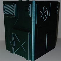 Bunker Portalápices. Un proyecto de 3D, Diseño 3D, Diseño de producto, Modelado 3D y Diseño industrial de Erick Villegas - 21.12.2025