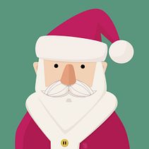 My Little Santa Ein Projekt aus dem Bereich Design von Figuren, Vektorillustration und Zeichnung von Serena Romio - 27.12.2025
