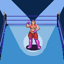 July The Wrestler . % Carlos Palmeros tarafından hazırlanan Karakter Tasarımı, Video O, unları, Piksel Sanatı, O, Ve un Tasarımı projesi - 01.01.2026