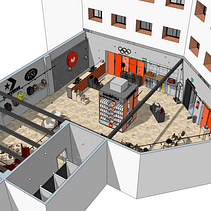 TIENDA DE MODA, DEPORTE Y COMPLEMENTOS PARA LA MUJER. Interior Architecture, 3D Design, Interior Design, Interior Decoration, and 3D Modeling project by Rafael Vega Acero - 01.03.2026