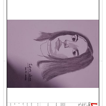 Rosto femenino dificil. Drawing, Fine Arts, Pencil Drawing, and Realistic Drawing project by David Nhaca - 01.20.2026